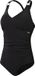 Speedo Shaping V Neck 1 Piece Badpak - Zwart - Maat 38