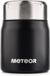 Meteor Lunch thermos - 12 Uur warm - Roestvrij staal - Zwart