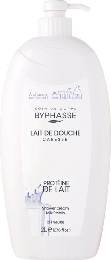 Byphasse Douchecrème Met Pomp - Douche Melk Proteïne 2L