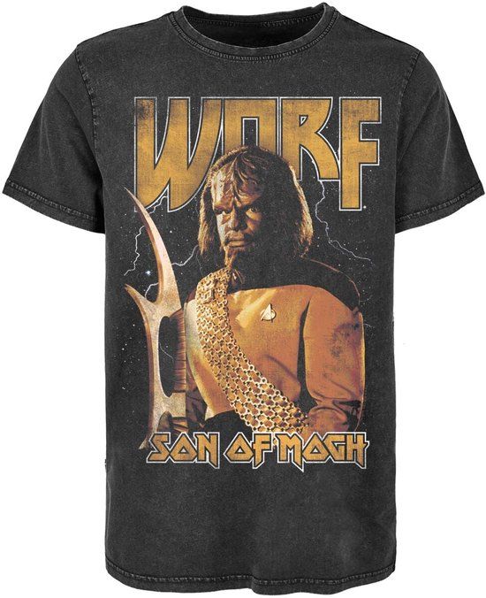 Star Trek The Next Generation - Worf Son Of Mogh Heren T-shirt - Zwart - XXL