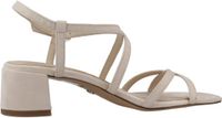 Tamaris Dames Sleehak Sandalen 1-28204-42 Beige Maat 36