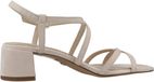 Tamaris Dames Sleehak Sandalen 1-28204-42 Beige Maat 36