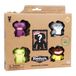 Bizak Fuggler 64110400-3 figuren, 6,5 cm, met verzamelposter, 44 figuren om te verzamelen, voor jongens en meisjes vanaf 4 jaar