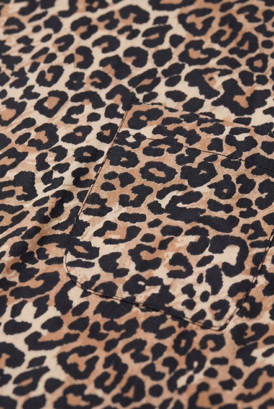 TUMBLE 'N DRY Mirti Meisjes Shirt - Panterprint - Katoen - Maat 122