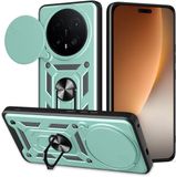 Techsuit Hoesje geschikt voor HONOR Magic8 Pro - Camshield Back Cover - Groen