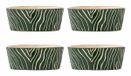 Bloomingville Woodsby Kommenset 0,39 l Rond Steengoed Groen 4 stuk(s)