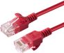 Microconnect V-UTP6A01R-SLIM netwerkkabel Rood 1 m Cat6a U/UTP