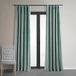 HPD Half Price Drapes Signature fluwelen thermische verduisteringsgordijnen voor woonkamer, slaapkamer, 127 cm breed x 213,4 cm lang (1 paneel), hemelsblauw