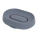 Bosign Porte-savon silicone avec égouttoir dissimulé large Graphite