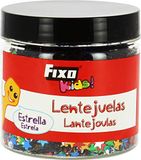 Fixo Ster glitterpot meerkleurig, Eén maat
