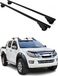 Omac Barres De Toit Pour Isuzu D-max 2012-2026 – Tüv / Din 75302:2019 – Antivol Inclus – Charge Max 75 Kg – 2 Barres Noir