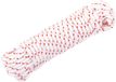 vidaXL Trekkoord - Startkoord - Wit en Rood - Ø4 mm - 10 m - Nylon