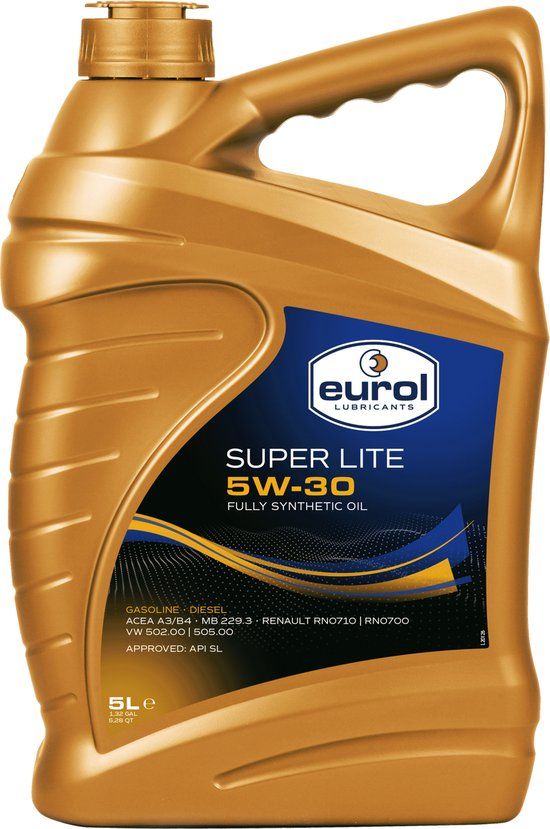 Eurol Super Lite 5W30 - 5L - Motorolie - Volsynthetisch