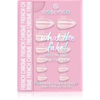 essence what the fake! PRESS-ON NAILS manicure set - FRENCH CHROME Nagelverzorgingsset