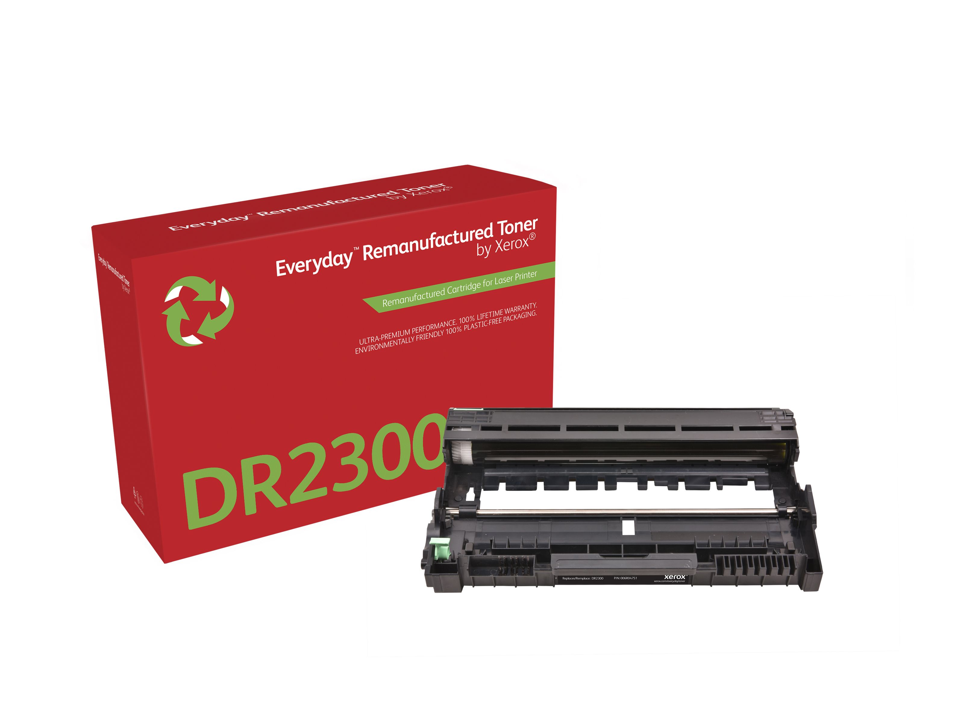 Xerox Everyday Remanufactured Drum | Compatible with Brother DR2300 | Black | 12000 Pages