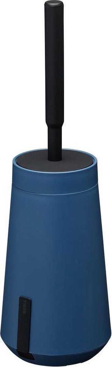 Tiger Tess Toiletborstelhouder met Swoop® borstel flexibel - Blauw / Zwart