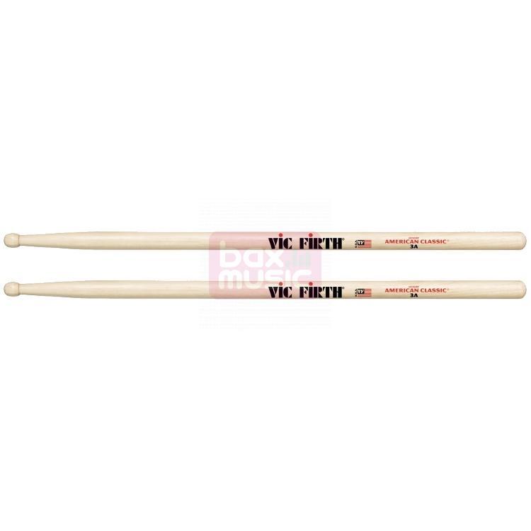 Vic Firth 3A drumstokken hickory 3A met houten tip