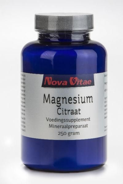 Nova Vitae Magnesium citraat poeder 250 G