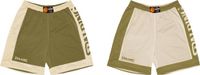 Spalding Reversible Short Unisex Volwassenen Basketbal Polyester Oranje Geel Groen Beige Zwart Grijs Multikleurig S