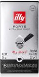 Illy A114, pad de café, Espresso, torréfaction foncée, pad Espresso à portion unique (E.S.E.), 18 pièces