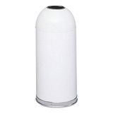 Safco 9639BL Open Dome Afvalbak, 15-Gallon, Zwart