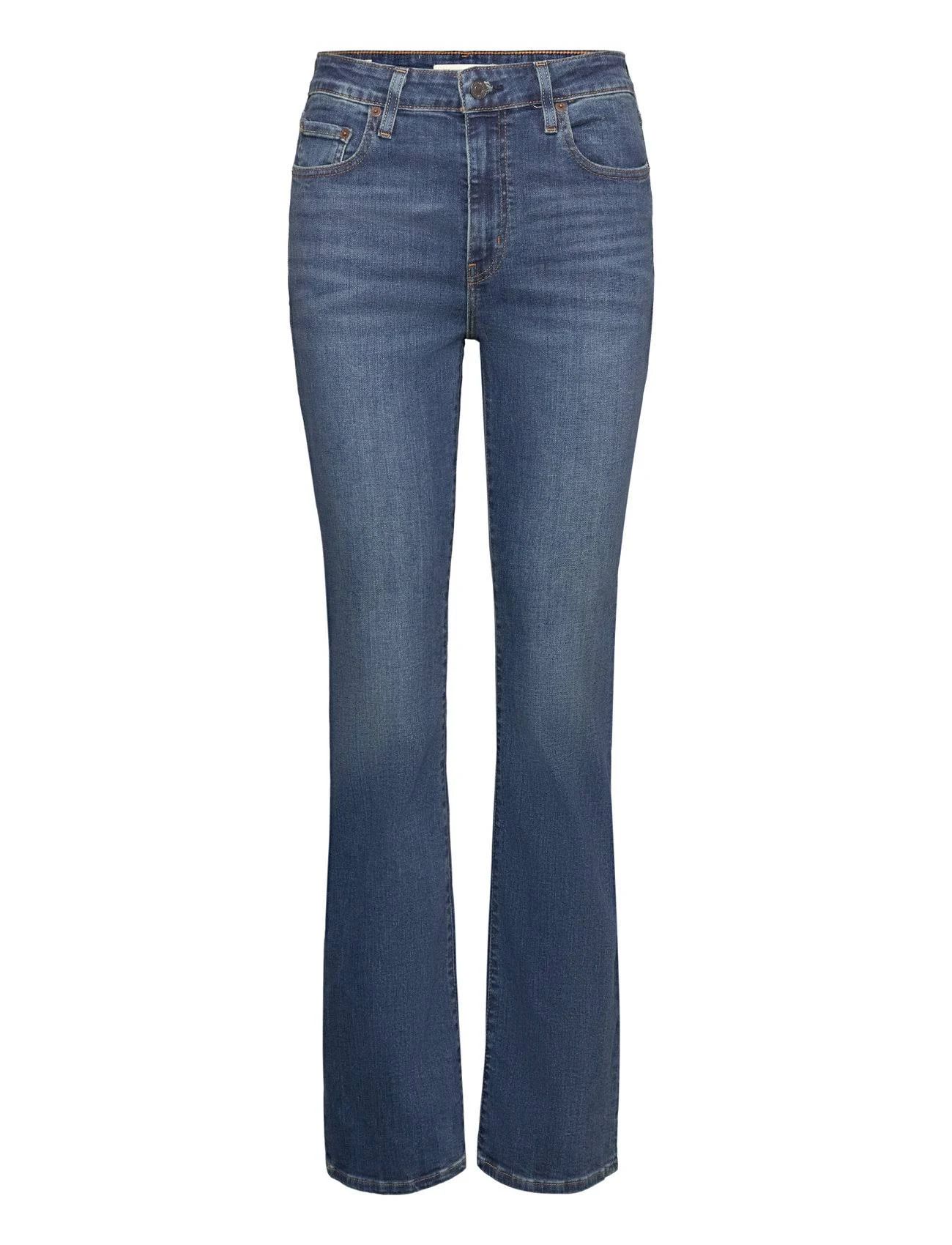 Levi's 725 High Waist Bootcut Jeans - Dark Blue Denim