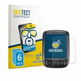 BROTECT - Screenprotector voor ZMCVOE Bike Computer digital - Folie Beschermfolie transparant 6 Stuks
