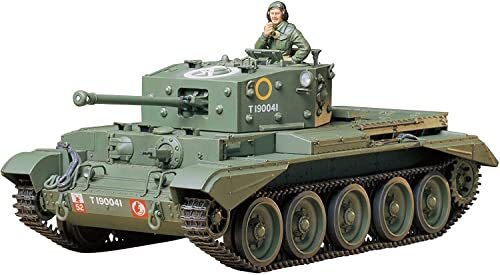 tamiya 300035221 300035221-1:35 WWII Britse tank Cromwell Mk.IV Cruiser (1), getrouwe replica, plastic bouwpakket, knutselen, modelbouwpakket, montage, ongelakt