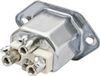 Kalthoff 444055 Prise pour appareil (chaud) 444 Prise de châssis, montage en saillie Nombre total de pôles : 2 + PE 16 A Métal 1 pièce(s)