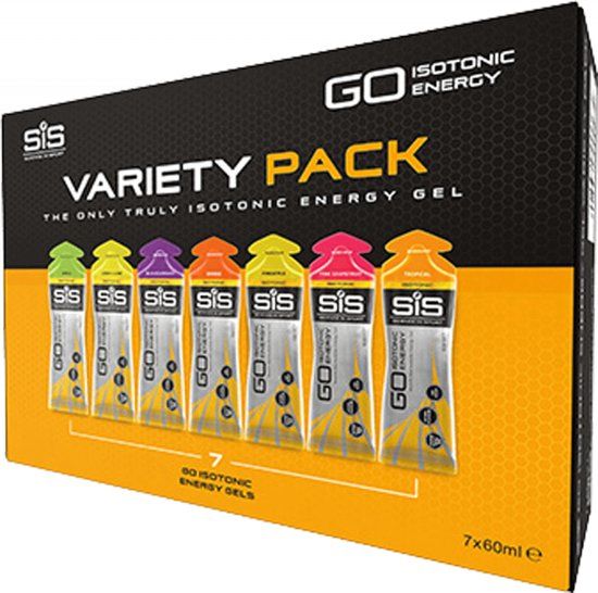 Science in Sport GO Isotonic Energy Gels - 7 x 60ml - Naturel
