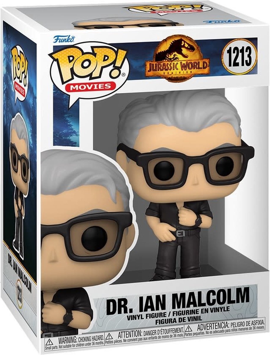 Funko Jurassic World - Dominion - POP N° 1213 - Dr. Ian Malcolm