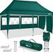 tillvex Pavillon 3x6m Grün wasserdicht