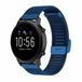 By Qubix Qubix - Milanese bandje met klemsluiting - Donkerblauw - Smartwatch bandje 20mm - Geschikt voor Garmin Forerunner 55 / 70 / 165 / 170 / 245 / 570 (42mm) / 645