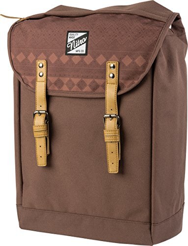 Nitro Venice Urbaner vrijetijdsrugzak voor dames en heren, in retro look met gevoerde 15 inch laptopvak, schoolrugzak, wandelrugzak, streetpack, Northern Patch, 28 l