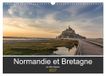 Normandie CALVENDO Normandie et Bretagne (Calendrier mural 2027 DIN A3 vertical), CALVENDO calendrier mensuel: Beaux endroits en Normandie et en Bretagne