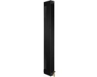 MonsterShop Monster Group BV 4-kolomsradiator - Zwart - 1800x290 mm - Koolstofstaal - 1728 W - Type 33