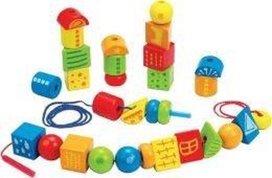 Hape Rijgspel - Hout - 1+ jaar
