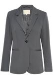 KAFFE Kaffe Women's Blazer Single Breasted Notch Lapel Regular Fit Jetted Pockets dames Blazer