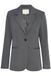 KAFFE Kaffe Women's Blazer Single Breasted Notch Lapel Regular Fit Jetted Pockets dames Blazer