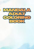 Mandala adult coloring book