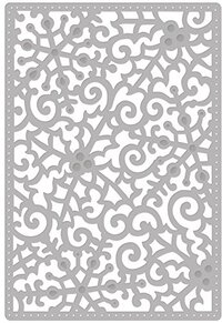 Sweet Dixie Festive Plaque Die - Metal - Grey - 29.5 x 15.9 x 0.8 cm