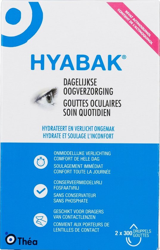 Hyabak Oogdruppels duopack 2 ST