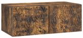Support mural meuble TV 59,5 x 41 x 30 cm Chêne fumé Bois transformé