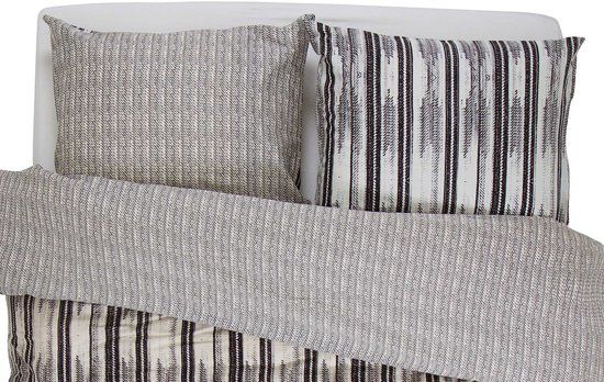 Essenza Berber dekbedovertrek - 200x200/220 cm - Antraciet