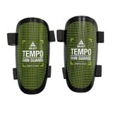 Scheenbeschermers Tempo V25 - Zwart/groen, maat Medium