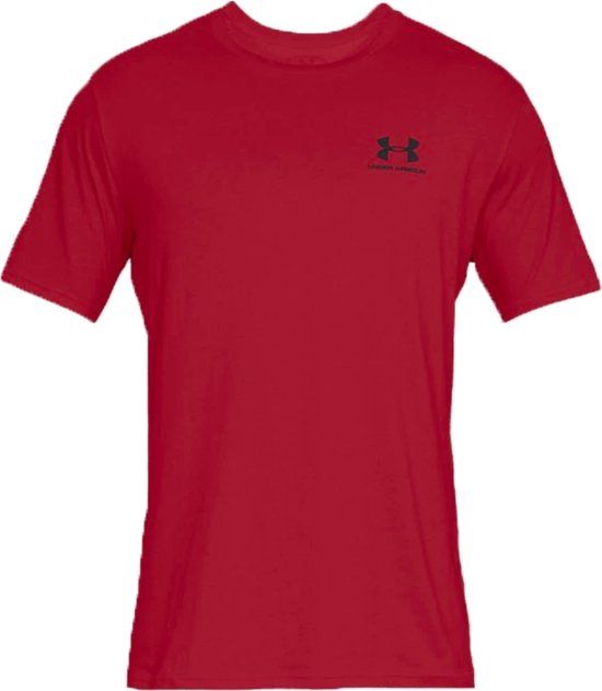 Under Armour Sportstyle Left Chest Tee 1326799-600 - Rood - XXL