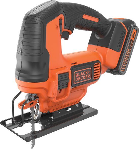 BLACK+DECKER BDCJS18E1-QW Accu Decoupeerzaag - 18V - incl. accu en lader