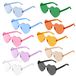 Lunettes de soleil en forme de cœur pour femmes