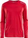 Craft Rush Running Longsleeve Heren - Rood | Maat: XS