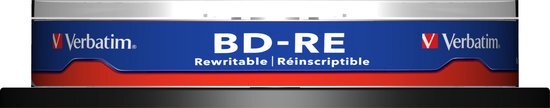 Verbatim BD-RE SL 25GB 2x 10 Pack Spindle